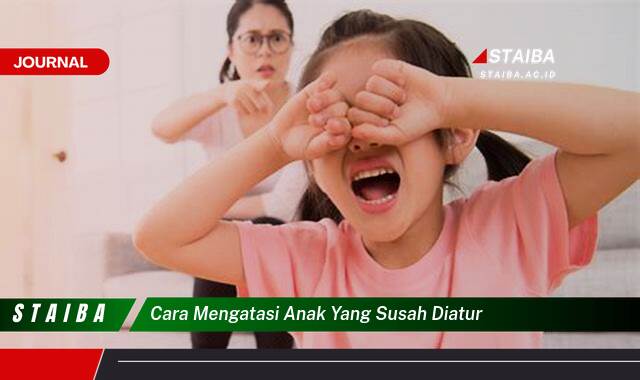Ketahui Cara Mengatasi Anak yang Susah Diatur dan Membangun Hubungan Positif
