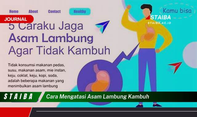 Ketahui Cara Mengatasi Asam Lambung Kambuh dengan Cepat dan Alami