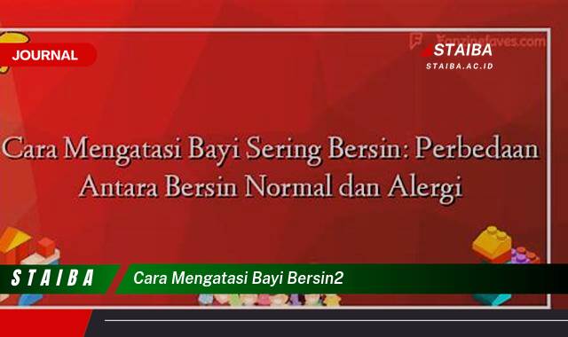Ketahui Cara Mengatasi Bayi Bersin,Bersin, Penyebab dan Solusinya