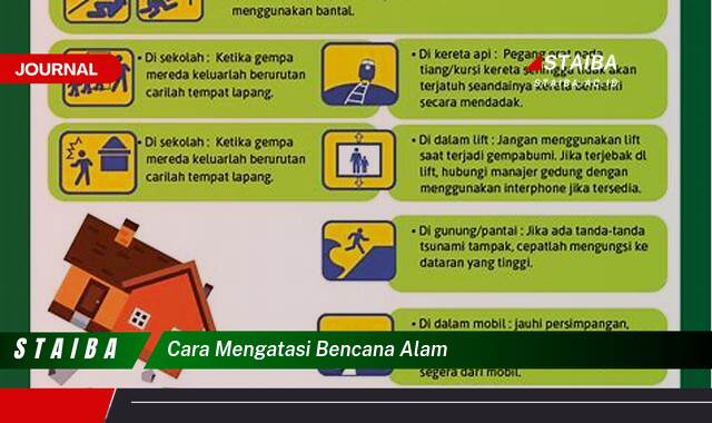 Ketahui Cara Mengatasi Bencana Alam, Panduan Lengkap untuk Persiapan dan Tindakan