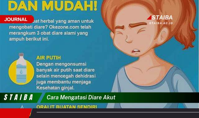 Ketahui Cara Mengatasi Diare Akut dengan Cepat dan Aman