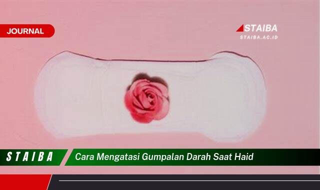 Ketahui Cara Mengatasi Gumpalan Darah Saat Haid Secara Efektif dan Alami