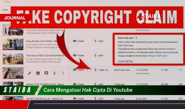Temukan Cara Mengatasi Hak Cipta di YouTube dan Hindari Klaim Copyright