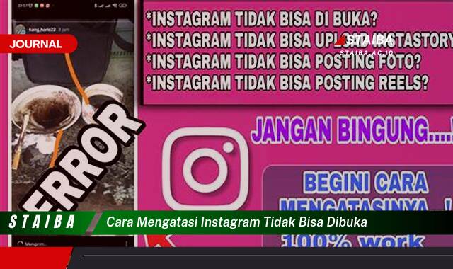 Ketahui Cara Mengatasi Instagram Tidak Bisa Dibuka di HP dan PC Ketahui Cara Mengatasi Instagram Tidak Bisa Dibuka di HP dan PC