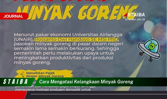 Ketahui Cara Mengatasi Kelangkaan Minyak Goreng di Rumah Anda