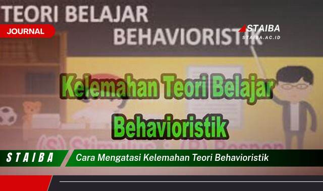Langkah demi langkah, Cara Mengatasi Kelemahan Teori Behavioristik dalam Pembelajaran