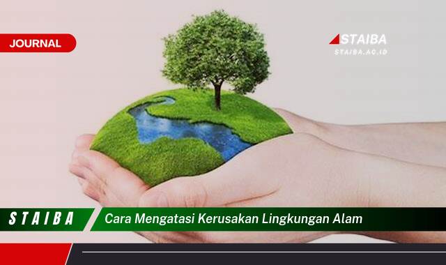 Langkah demi langkah, Cara Mengatasi Kerusakan Lingkungan Alam Secara Efektif dan Berkelanjutan