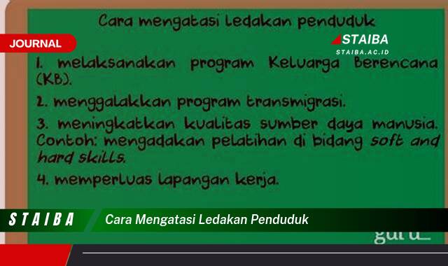 Temukan Cara Mengatasi Ledakan Penduduk Secara Efektif dan Berkelanjutan Temukan Cara Mengatasi Ledakan Penduduk Secara Efektif dan Berkelanjutan