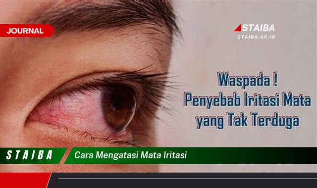 Ketahui Cara Mengatasi Mata Iritasi dengan Cepat dan Aman