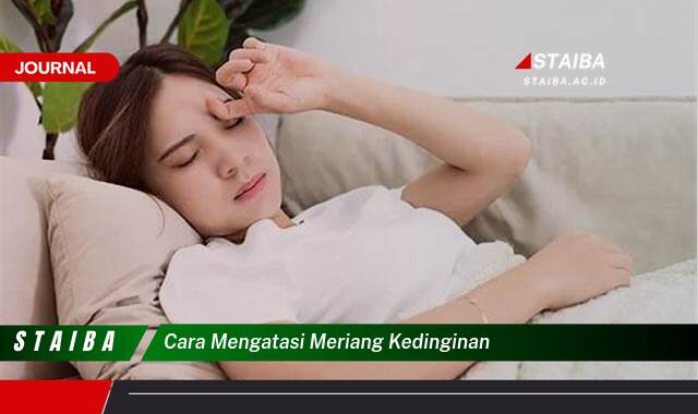 Ketahui Cara Mengatasi Meriang Kedinginan Secara Efektif dan Alami