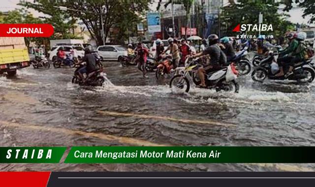 Ketahui Cara Mengatasi Motor Mati Kena Air (Banjir dan Hujan) | Tips Ampuh dan Mudah Ketahui Cara Mengatasi Motor Mati Kena Air (Banjir dan Hujan) | Tips Ampuh dan Mudah