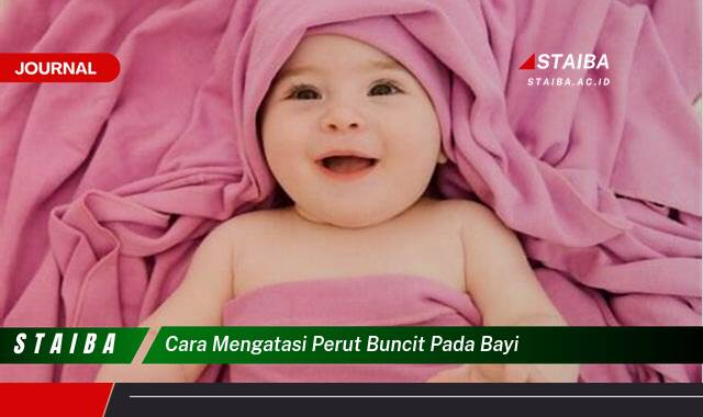 Ketahui Cara Mengatasi Perut Buncit Pada Bayi, Penyebab dan Solusinya