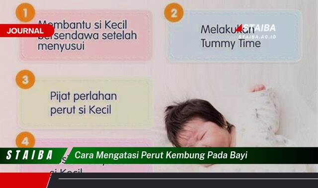 Ketahui Cara Mengatasi Perut Kembung pada Bayi Secara Alami dan Efektif