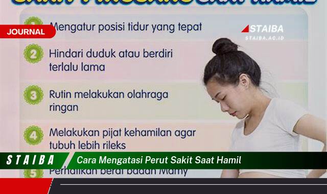 Temukan Cara Mengatasi Sakit Perut Saat Hamil Secara Alami dan Aman