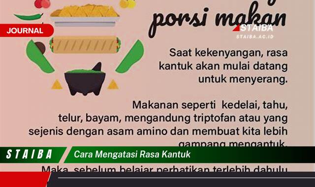Ketahui Cara Mengatasi Rasa Kantuk dengan Cepat dan Efektif