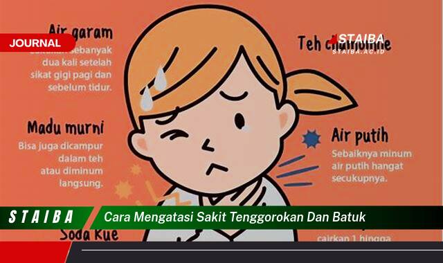 Ketahui Cara Mengatasi Sakit Tenggorokan dan Batuk Secara Alami dan Efektif Ketahui Cara Mengatasi Sakit Tenggorokan dan Batuk Secara Alami dan Efektif