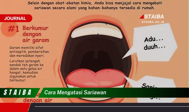 Ketahui Cara Mengatasi Sariawan dengan Cepat dan Ampuh Ketahui Cara Mengatasi Sariawan dengan Cepat dan Ampuh
