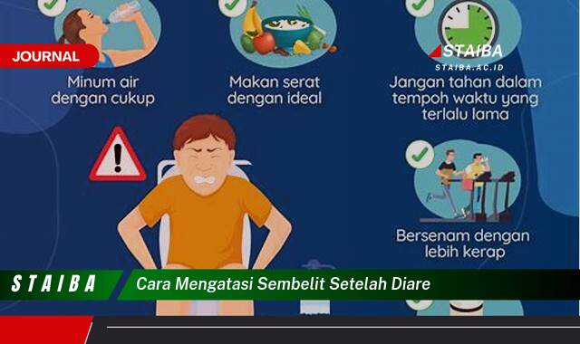 Ketahui Cara Mengatasi Sembelit Setelah Diare Secara Efektif dan Alami