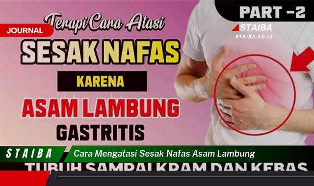 Ketahui Cara Mengatasi Sesak Nafas Akibat Asam Lambung dengan Cepat dan Aman