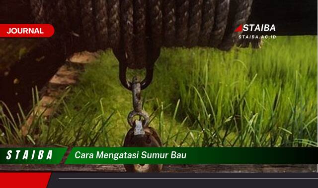 Ketahui Cara Mengatasi Sumur Bau dengan Cepat dan Ampuh