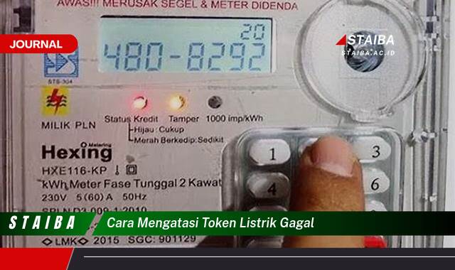 Ketahui Cara Mengatasi Token Listrik Gagal dan Solusi Praktisnya