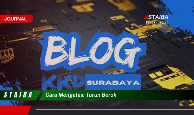 Ketahui Cara Mengatasi Turun Berok Secara Cepat dan Efektif